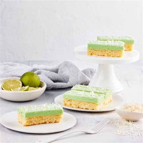 Flourless Pine Lime Coconut Slice (6 slices)