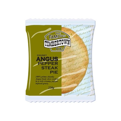 Angus Chunky Steak & Pepper Pie 200g (12)