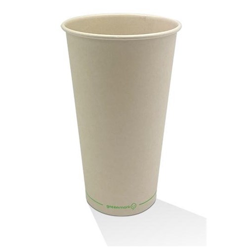 24oz Bio PBS Coated Bamboo Paper Cold Cup (25)