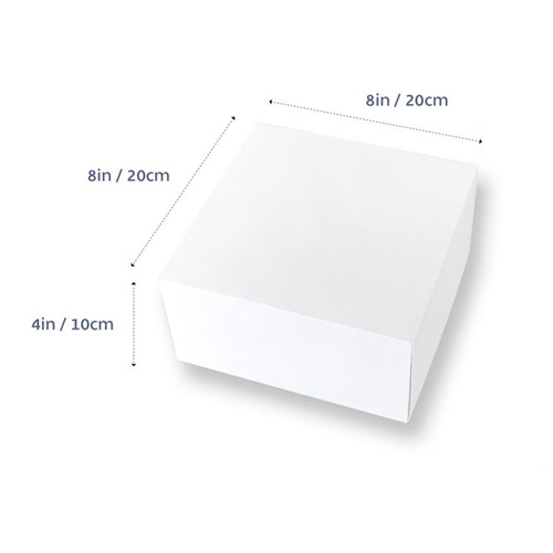 8x8x4 Cake Boxes (100)