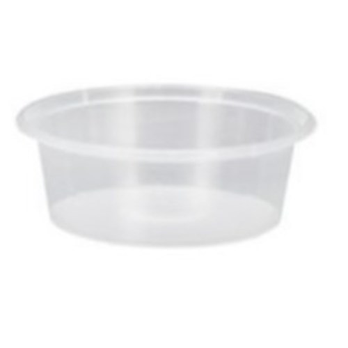 70ml Clear Round Containers (100)