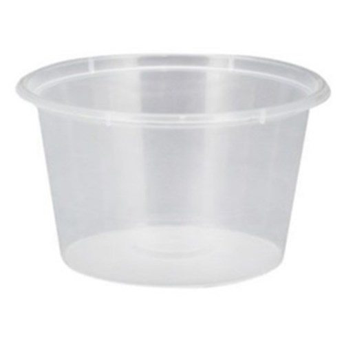 120ml Clear Round Containers (100)