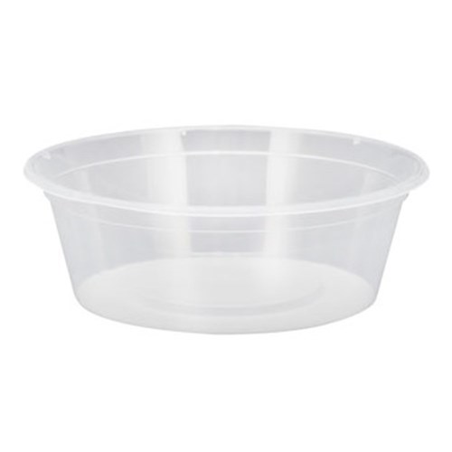 225ml Clear Round Containers (100)