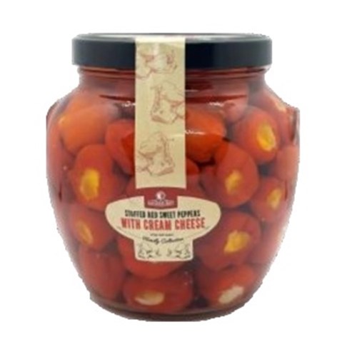 Stuffed Red Sweet Peppers with Cream Cheese 1.7kg