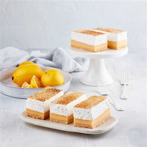 Lemon Meringue Slab