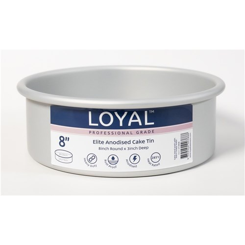 Elite Anodised Cake Tin Round 8"