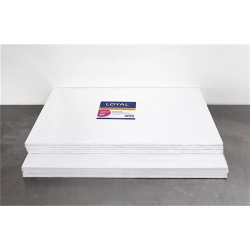 18" x 12" Masonite Rectangle White Boards (5pkt)
