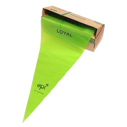 22" Large Green Disposable Piping Bags (100)