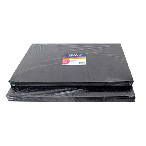 18" x 12" Masonite Rectangle Black Board (5pkt)