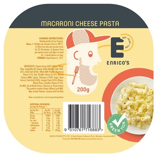 Macaroni & Cheese Pasta 200g (24)