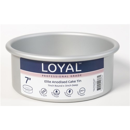 Elite Anodised Cake Tin Round 7"