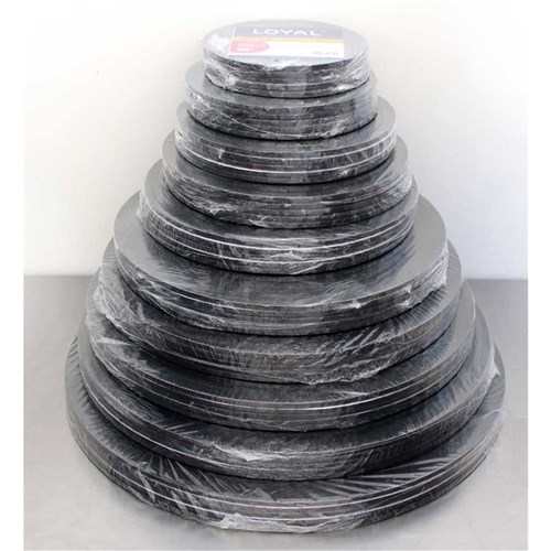 16" Masonite Round Black Board (5)