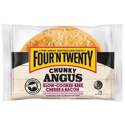 Four n Twenty Chunky Angus Beef,Cheese & Bacon Pie