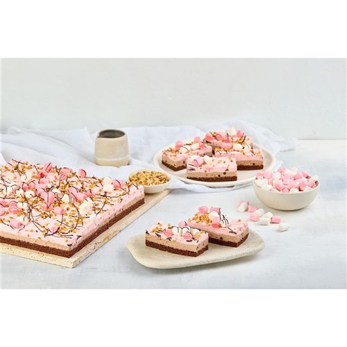 Rocky Road Cheesecake Slab