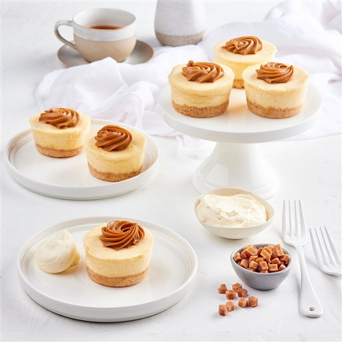 Caramel New York Cheesecake Cups