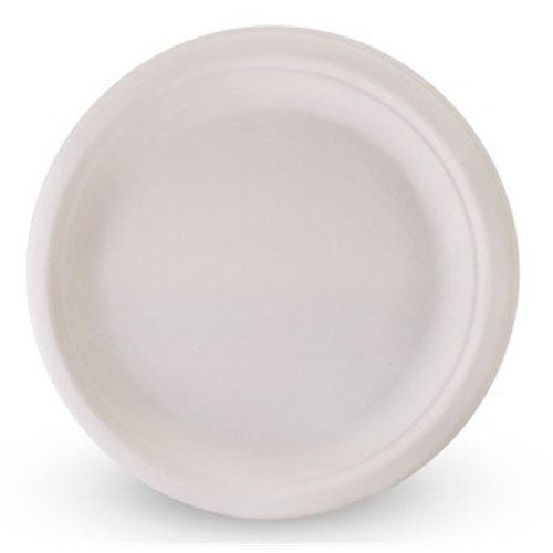 7" Round Sugar cane Plate (50)