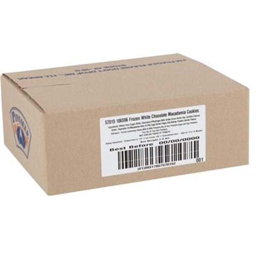 Choc & Macadamia Cookie Frozen 50g 2.8kg