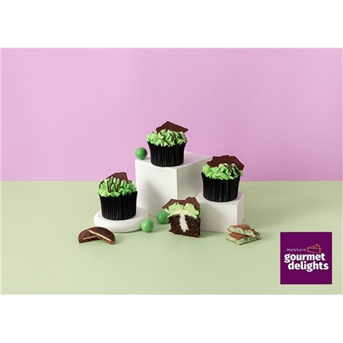 Choc Mint (Minted) Cupcake 8/pkt