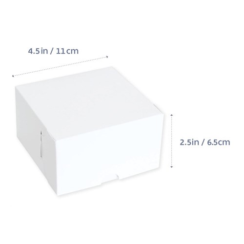 Donut Box 1 Cavity (4.5x4.5x2.5") (100)