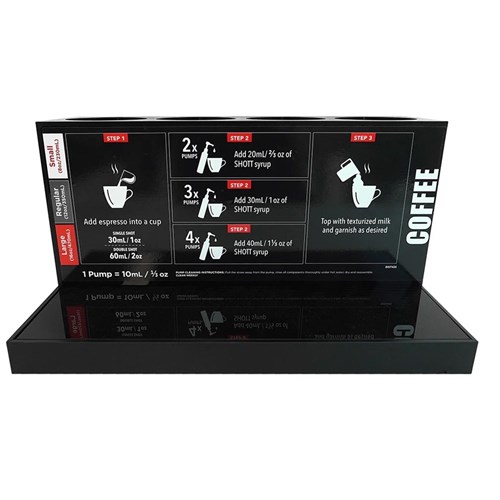 Shott Display Stand with Spill Tray (Fits 4 x 1L)