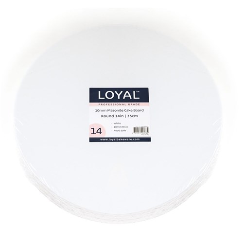 14" Masonite White Round Boards 10mm - SR (15pkt)