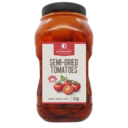 Semi Dried Tomato 1.9kg Plastic Jar