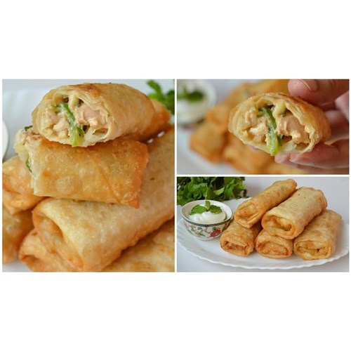 Chicken Coriander Mint Spring Rolls 1kg (20)