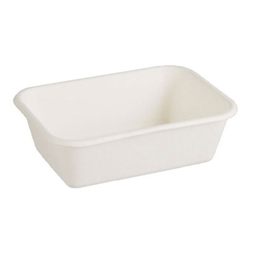 Natural Fibre Rectangular Container 370ml (50)