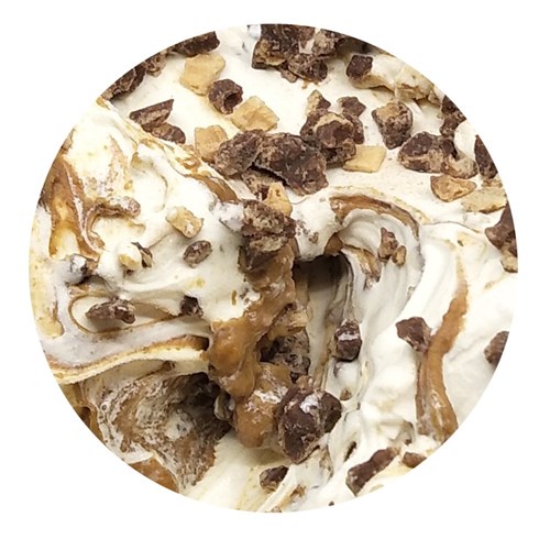 Choc Brownie with Caramel Fudge Gelato 5ltr