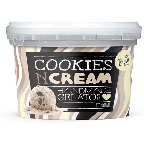 Cookies & Cream Gelato 750ml (6)