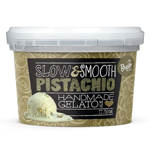 Slow & Smooth Pistachio Gelato 750ml (6)