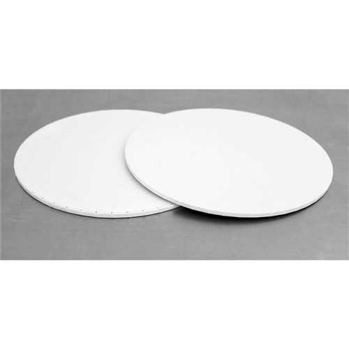 12" Masonite White Round Boards SR (25pkt)
