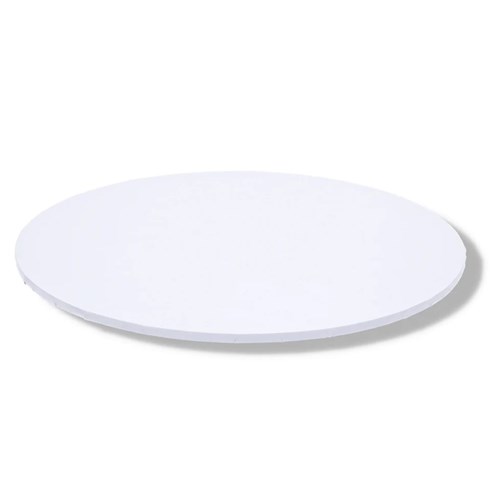 8" Masonite White Round Boards - SR (25pkt)