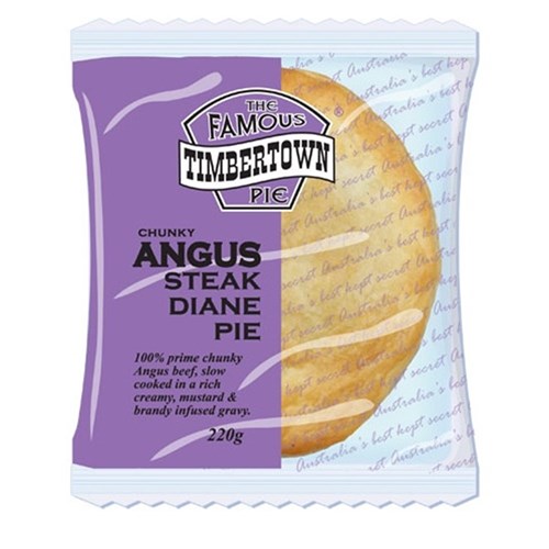 Angus Chunky Steak Dianne Pie 220g (12)