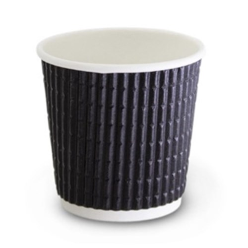4oz Charcoal Triple Wall Coffee Cup (25)
