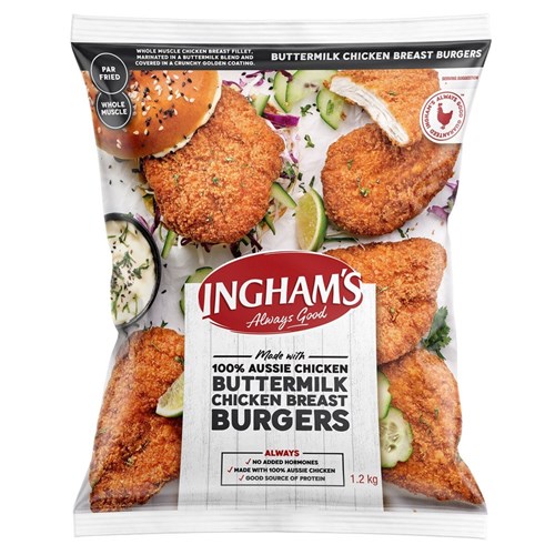 Buttermilk Chicken Breast Burger 1.2kg 