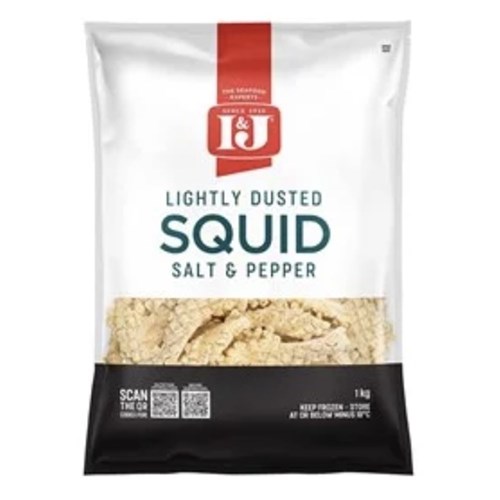 Salt & Pepper Squid Lighty Dusted 1kg